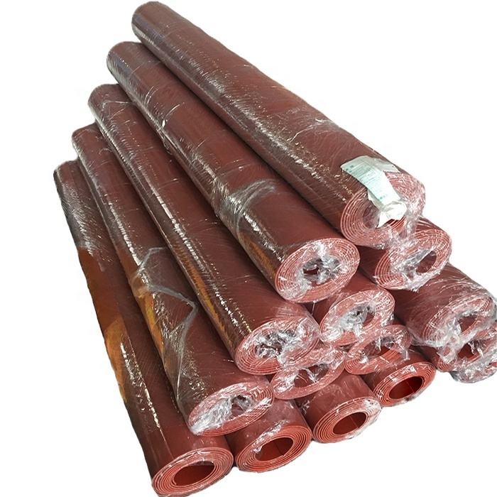 Gasket Silicone Cushion Rubber Sheet with Fabric/Fiberglass Reinforced High Tensile Resistant Red - Paidu Suppliers